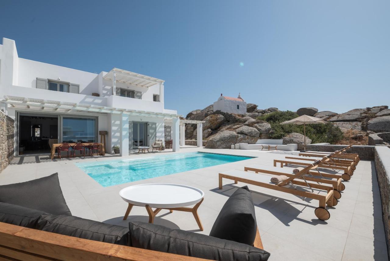 Villa Petra Mare Above Mykonos Town Private Pool Kültér fotó