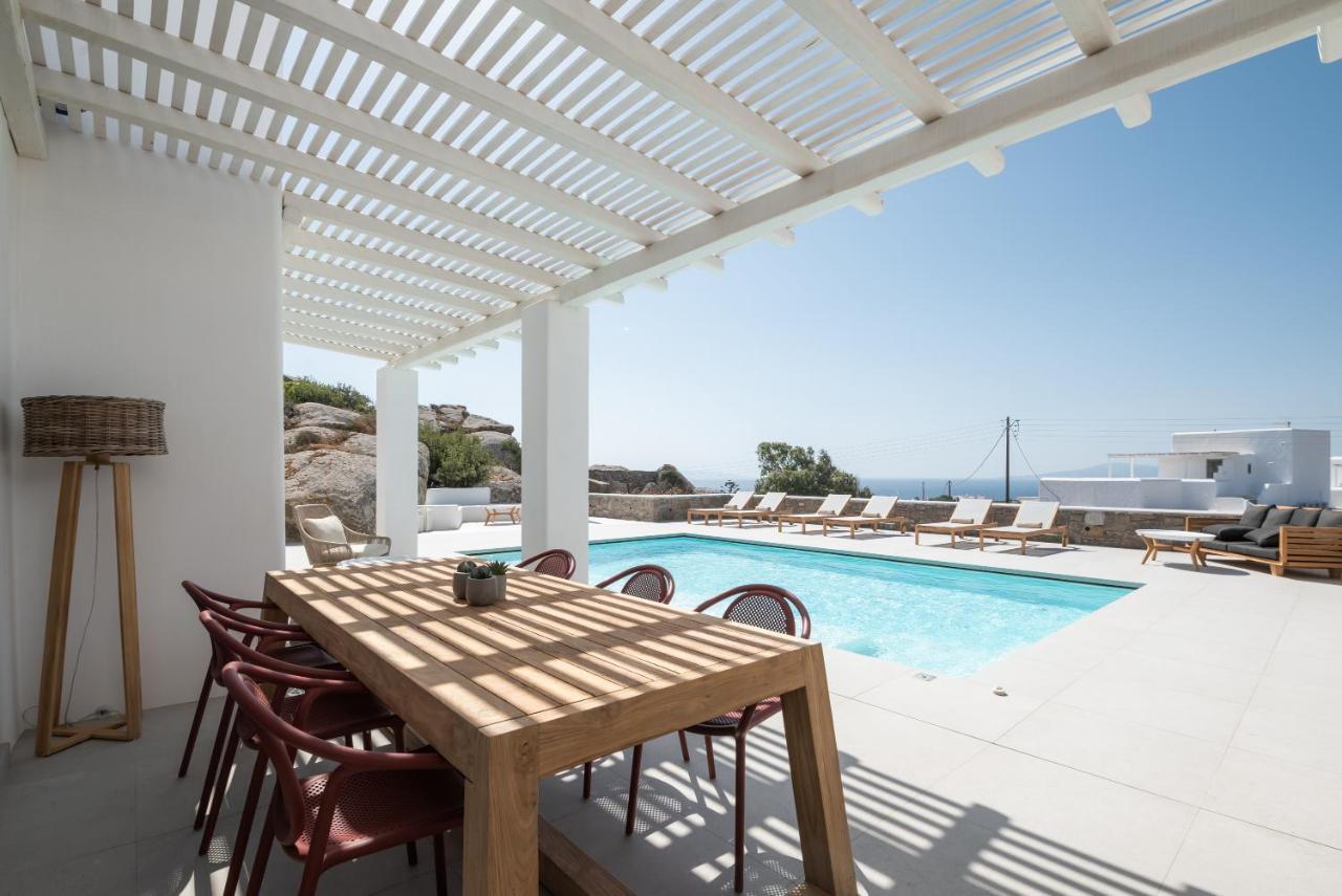 Villa Petra Mare Above Mykonos Town Private Pool Kültér fotó