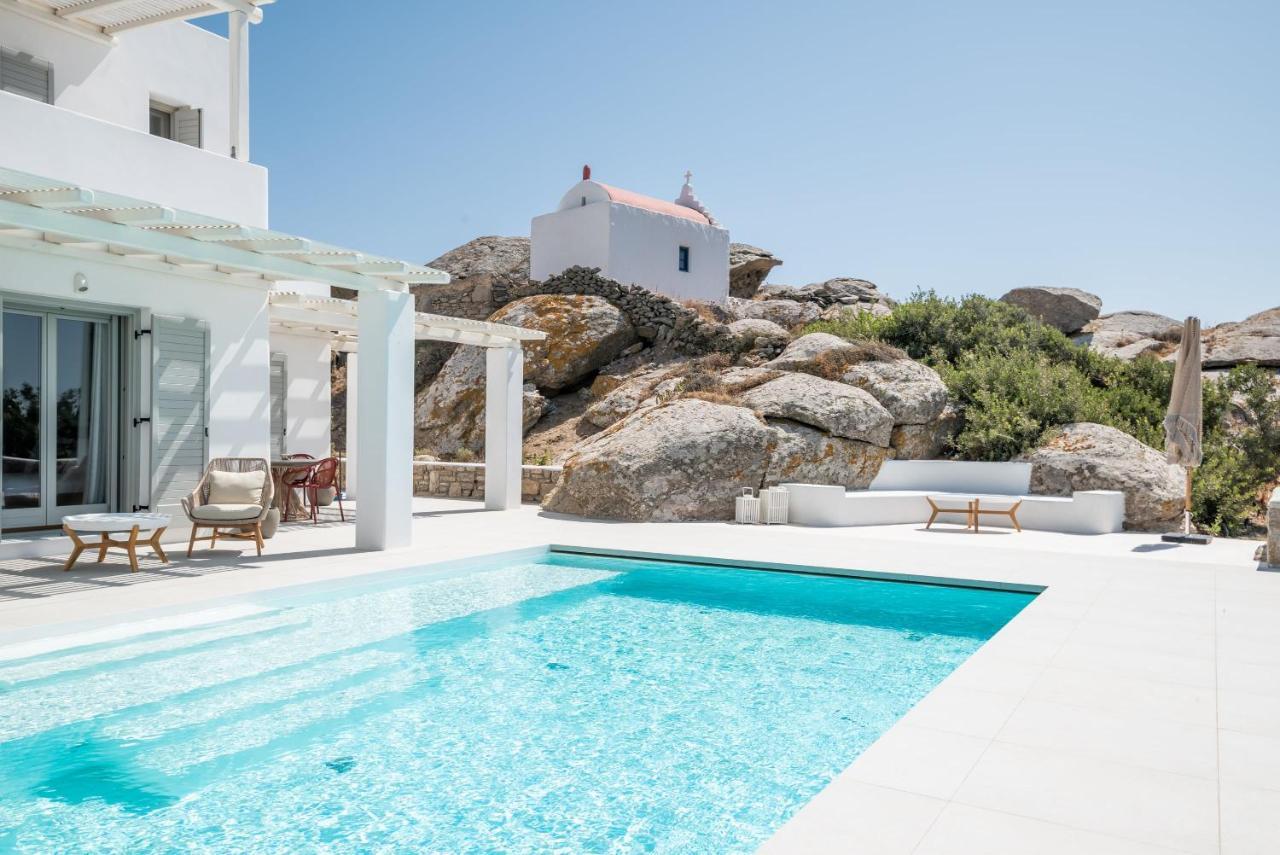 Villa Petra Mare Above Mykonos Town Private Pool Kültér fotó